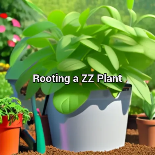 Rooting a ZZ Plant